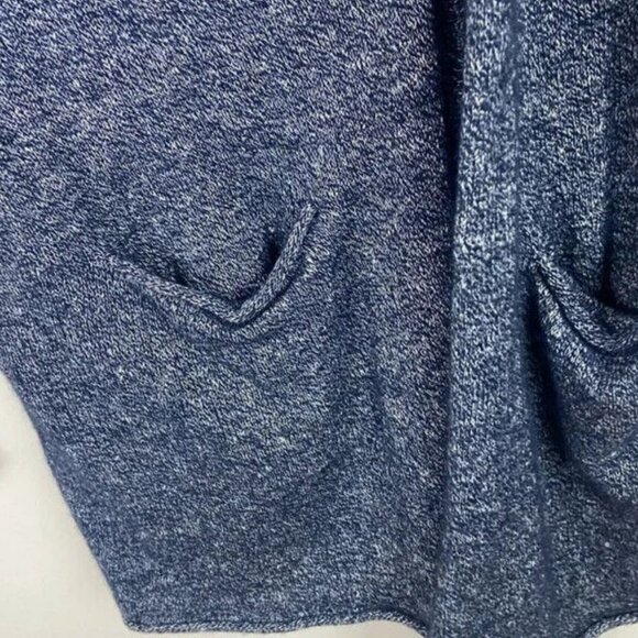 Athleta Cashmere Linen Cabrillo Cardigan Blue Size XXS Open Front Knit‎ Pockets - Picture 7 of 10